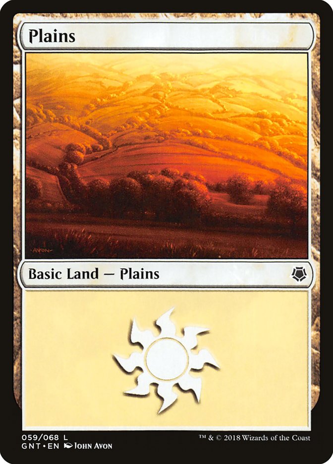 Plains (59) [Game Night 2018] - Magic: The Gathering - Card Brawlers | Quebec | Canada |