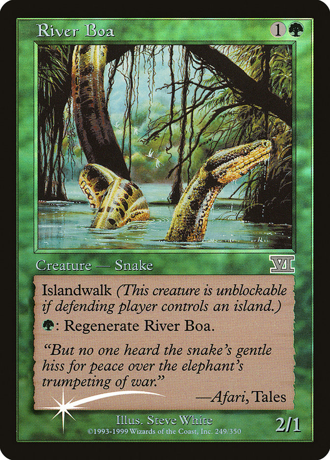 River Boa [Friday Night Magic 2000] - Magic: The Gathering - Card Brawlers | Quebec | Canada |