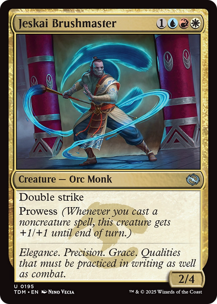 Jeskai Brushmaster [Tarkir: Dragonstorm] - Magic: The Gathering - Card Brawlers | Quebec | Canada |