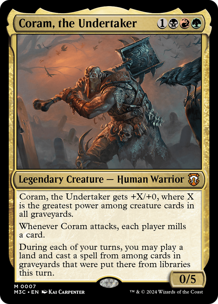 Coram, the Undertaker [Modern Horizons 3 Commander] - Magic: The Gathering - Card Brawlers | Quebec | Canada |