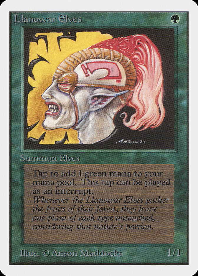 Llanowar Elves [Unlimited Edition] - Magic: The Gathering - Card Brawlers | Quebec | Canada |