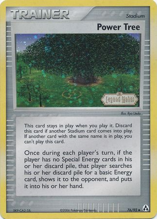 Power Tree (76/92) (Stamped) [EX: Legend Maker] - Pokémon - Card Brawlers | Quebec | Canada |