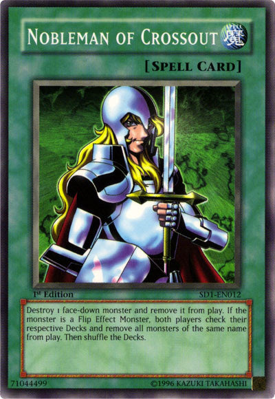 Nobleman of Crossout [SD1-EN012] Common - Yu-Gi-Oh! - Card Brawlers | Quebec | Canada |