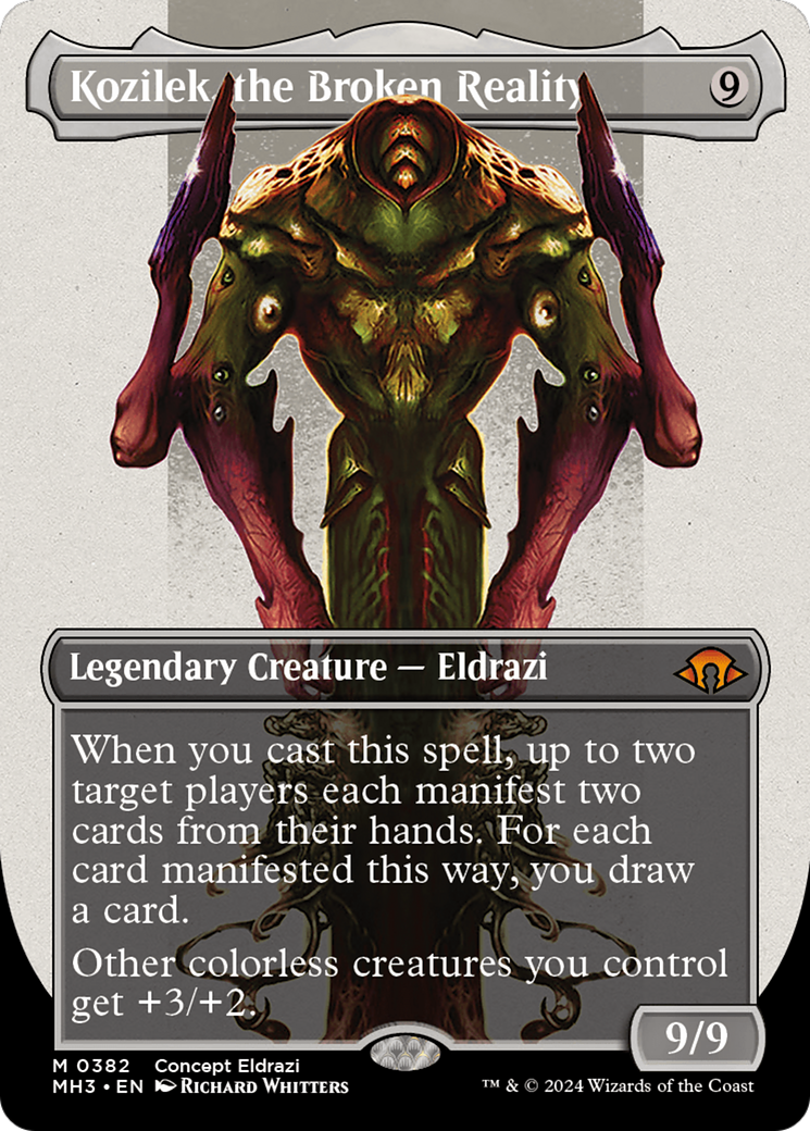 Kozilek, the Broken Reality (Borderless) [Modern Horizons 3] - Magic: The Gathering - Card Brawlers | Quebec | Canada |
