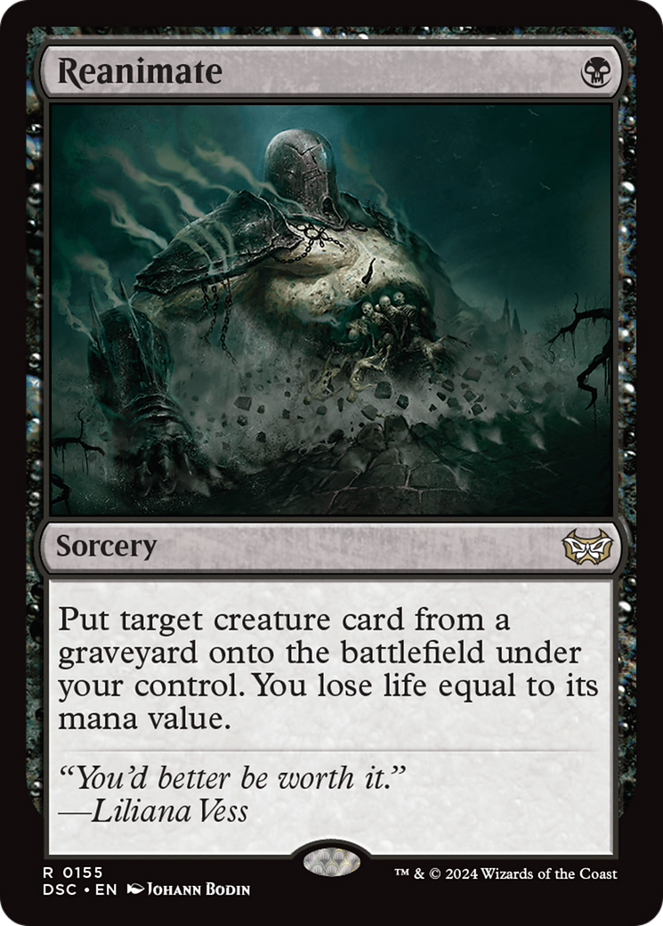 Reanimate [Duskmourn: House of Horror Commander] - Magic: The Gathering - Card Brawlers | Quebec | Canada |