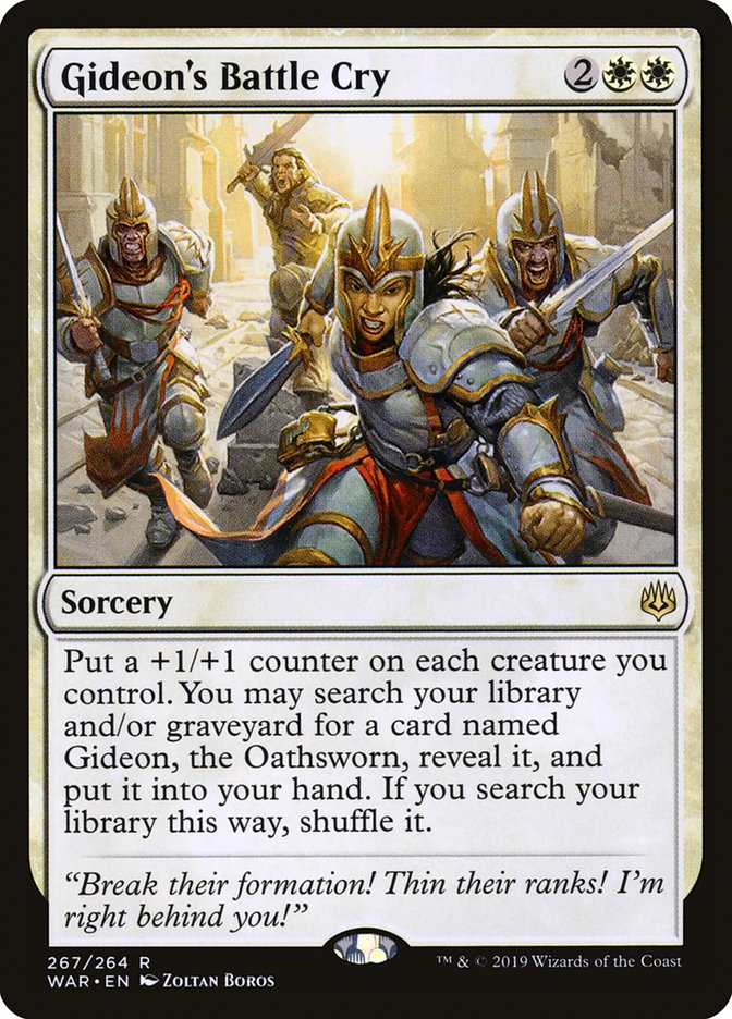Gideon's Battle Cry [War of the Spark] - Magic: The Gathering - Card Brawlers | Quebec | Canada |