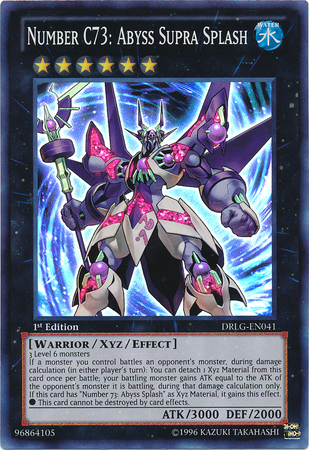 Number C73: Abyss Supra Splash [DRLG-EN041] Super Rare - Yu-Gi-Oh! - Card Brawlers | Quebec | Canada |