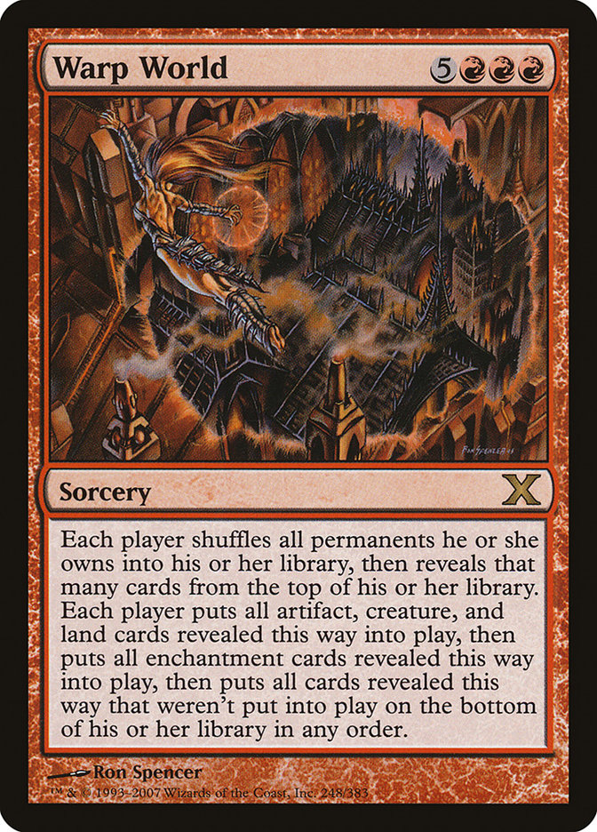 Warp World [Tenth Edition] - Magic: The Gathering - Card Brawlers | Quebec | Canada |