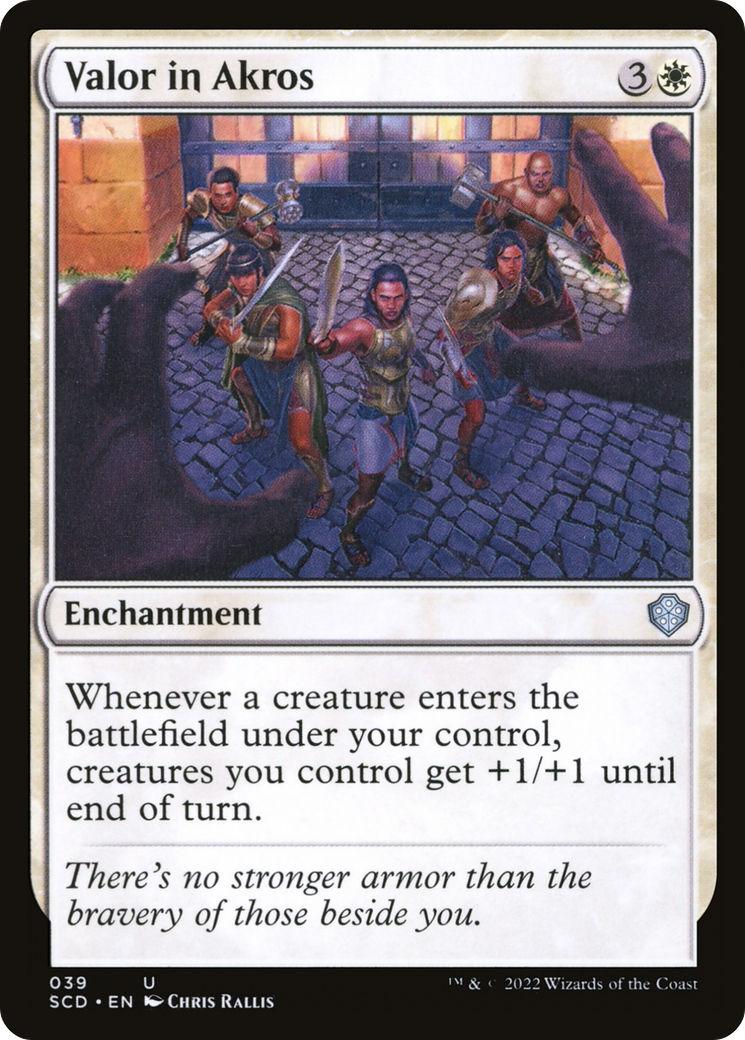 Valor in Akros [Starter Commander Decks] - Magic: The Gathering - Card Brawlers | Quebec | Canada |