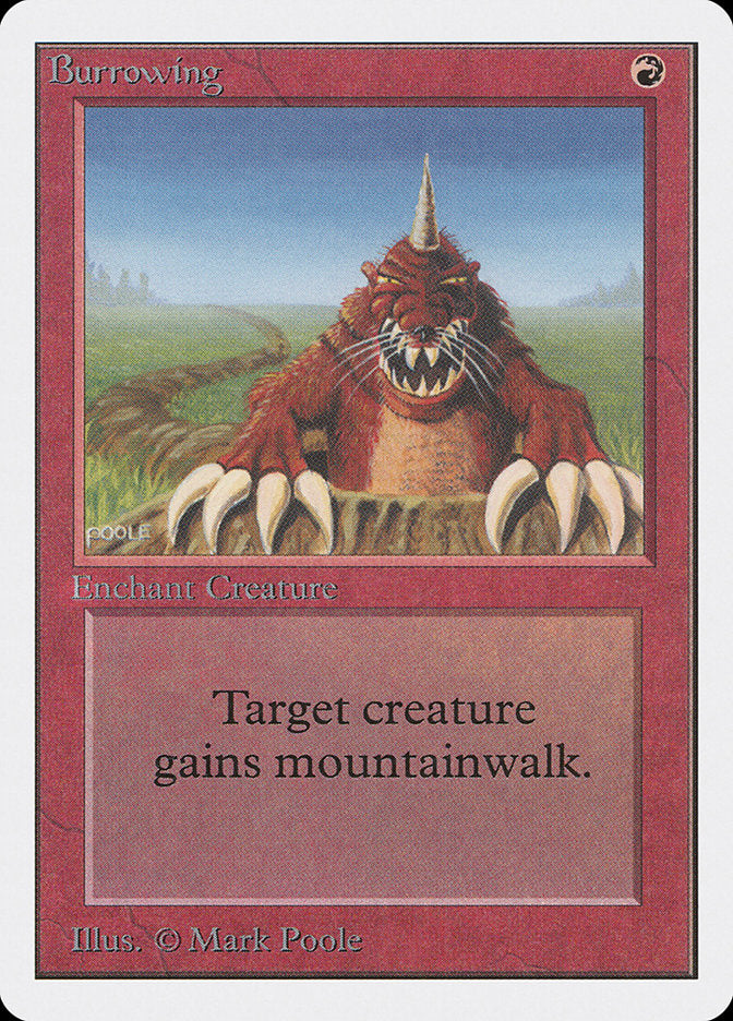 Burrowing [Unlimited Edition] - Magic: The Gathering - Card Brawlers | Quebec | Canada |