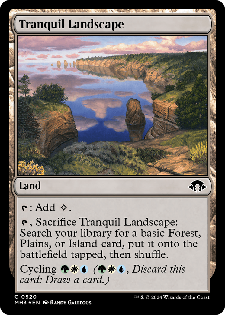 Tranquil Landscape (Ripple Foil) [Modern Horizons 3] - Magic: The Gathering - Card Brawlers | Quebec | Canada |