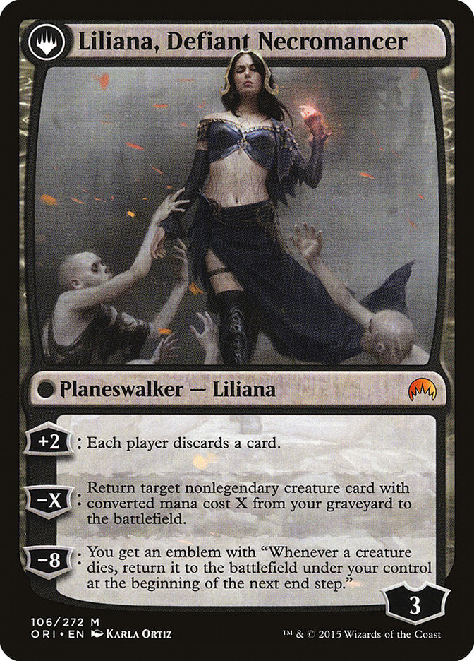 Liliana, Heretical Healer // Liliana, Defiant Necromancer [Magic Origins] - Magic: The Gathering - Card Brawlers | Quebec | Canada |