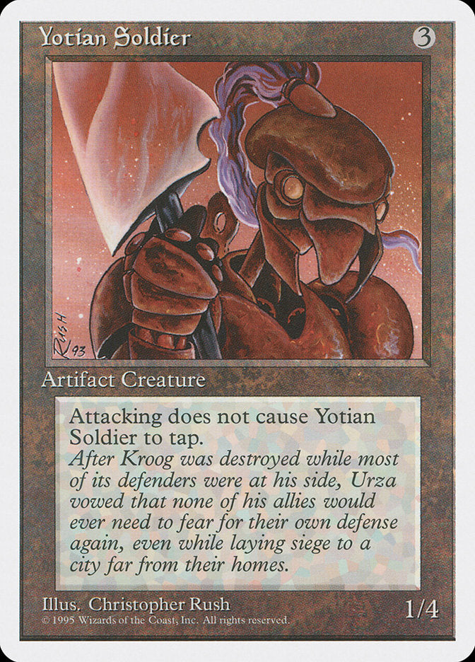 Yotian Soldier [Fourth Edition] - Magic: The Gathering - Card Brawlers | Quebec | Canada |