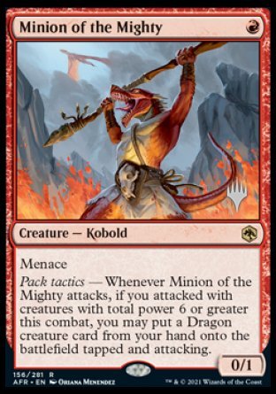 Minion of the Mighty (Promo Pack) [Dungeons & Dragons: Adventures in the Forgotten Realms Promos] - Magic: The Gathering - Card Brawlers | Quebec | Canada |