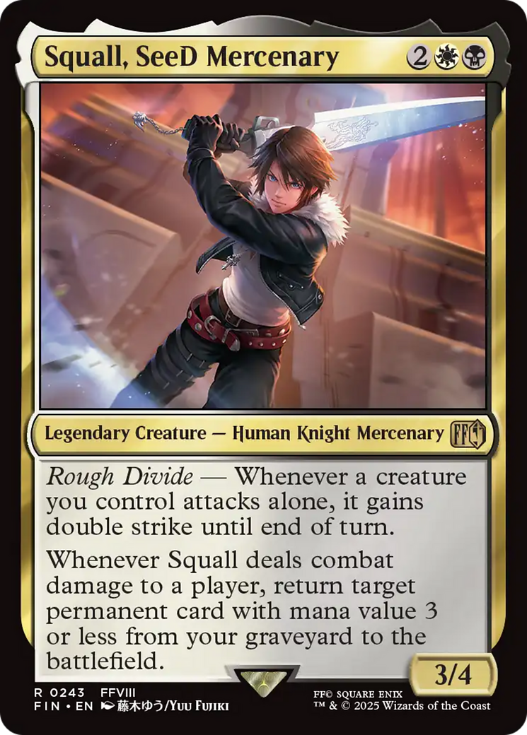 Squall, SeeD Mercenary [FINAL FANTASY] - Magic: The Gathering - Card Brawlers | Quebec | Canada |