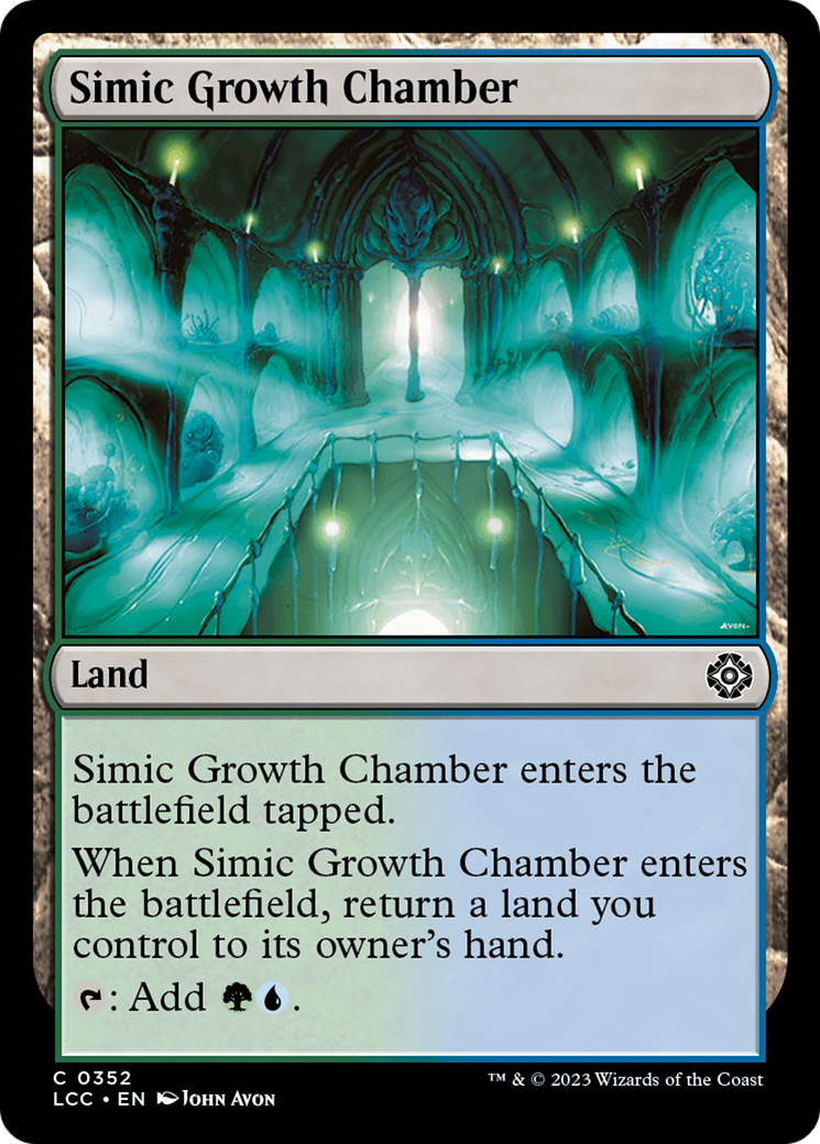 Simic Growth Chamber [The Lost Caverns of Ixalan Commander] - Magic: The Gathering - Card Brawlers | Quebec | Canada |