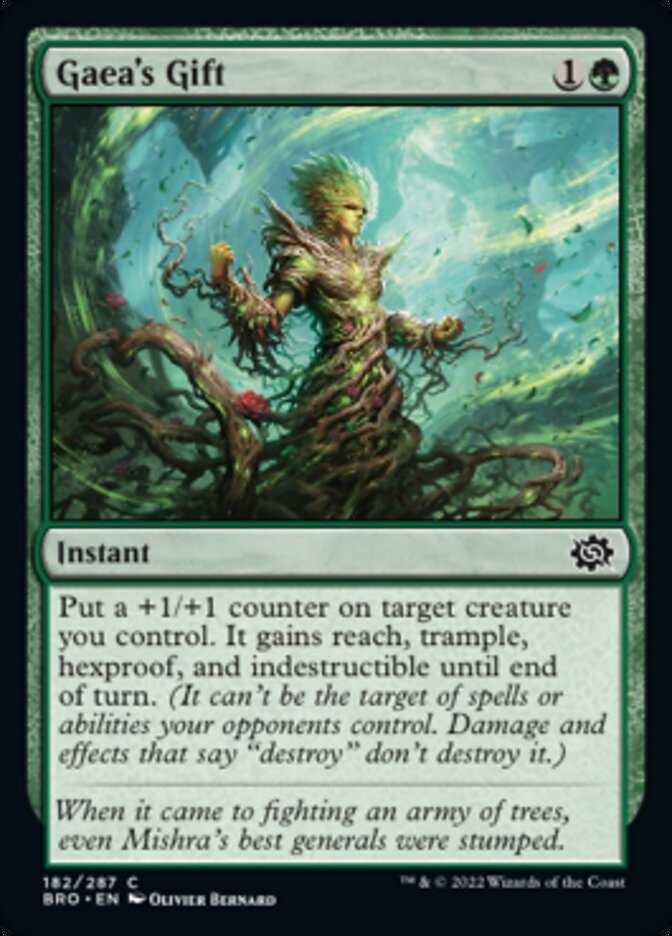 Gaea's Gift [The Brothers' War] - Magic: The Gathering - Card Brawlers | Quebec | Canada |