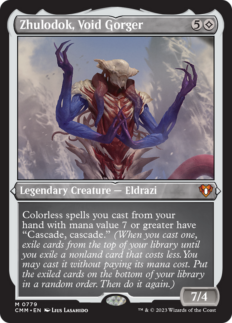 Zhulodok, Void Gorger (Display Commander) (Foil Etched) [Commander Masters] - Magic: The Gathering - Card Brawlers | Quebec | Canada |