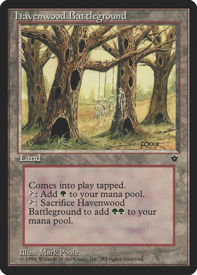 Havenwood Battleground [Fallen Empires] - Magic: The Gathering - Card Brawlers | Quebec | Canada |