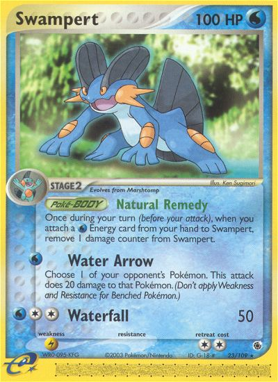 Swampert (23/109) [EX : Rubis et Saphir] 