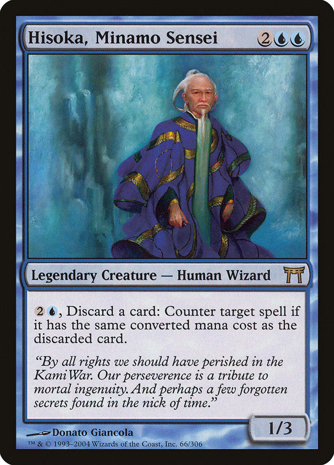 Hisoka, Minamo Sensei [Champions of Kamigawa] - Magic: The Gathering - Card Brawlers | Quebec | Canada |