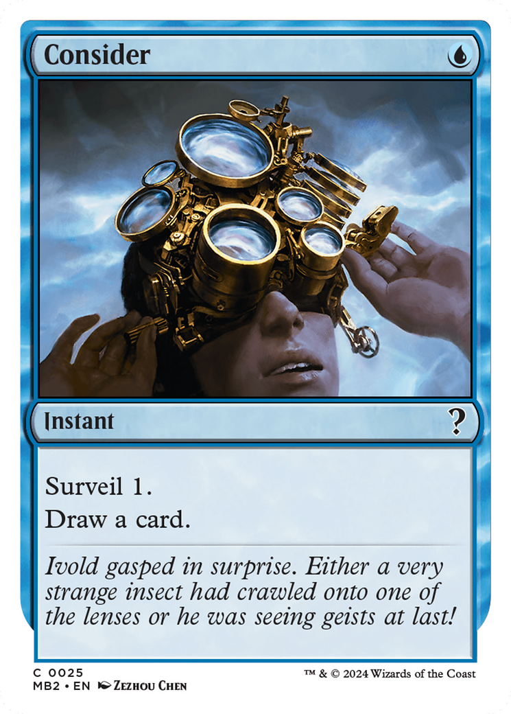 Consider (White Border) [Mystery Booster 2] - Magic: The Gathering - Card Brawlers | Quebec | Canada |