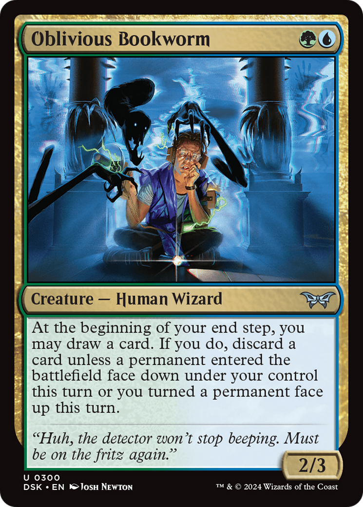 Oblivious Bookworm (0300) [Duskmourn: House of Horror] - Magic: The Gathering - Card Brawlers | Quebec | Canada |