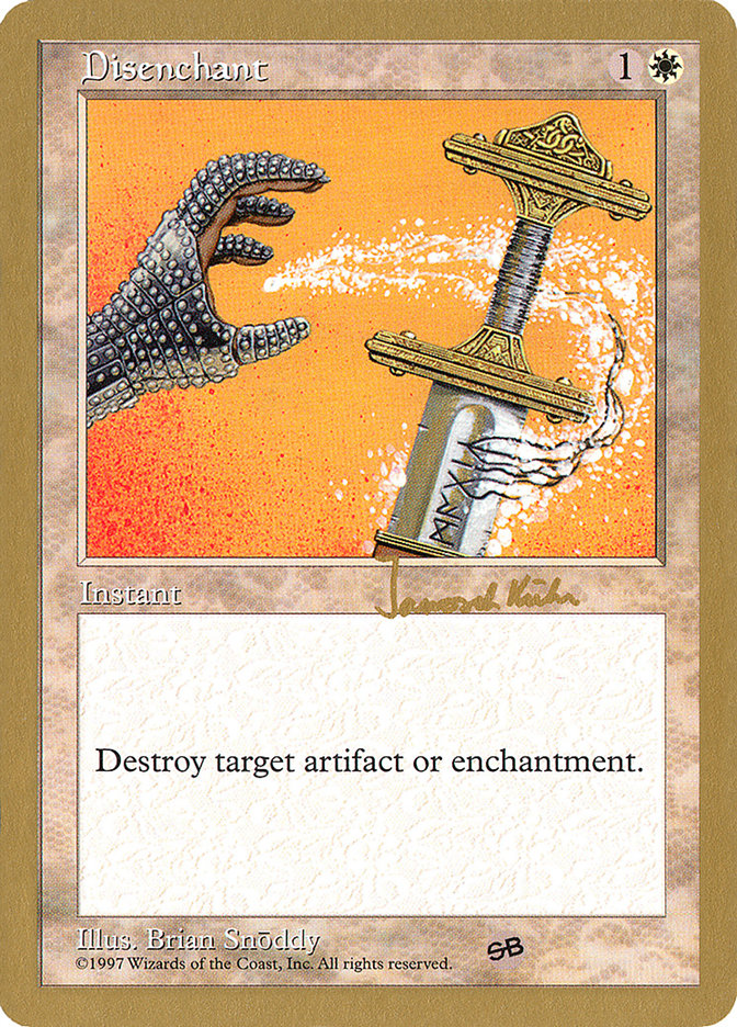 Disenchant (Janosch Kuhn) (SB) [World Championship Decks 1997] - Magic: The Gathering - Card Brawlers | Quebec | Canada |