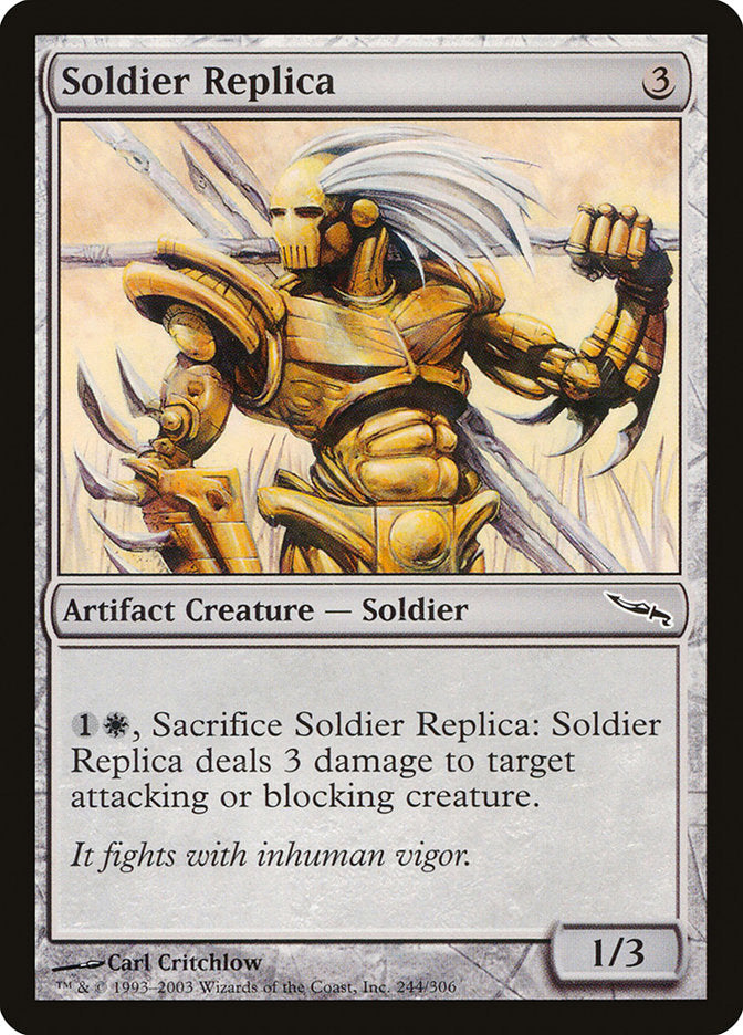 Soldier Replica [Mirrodin] - Magic: The Gathering - Card Brawlers | Quebec | Canada |