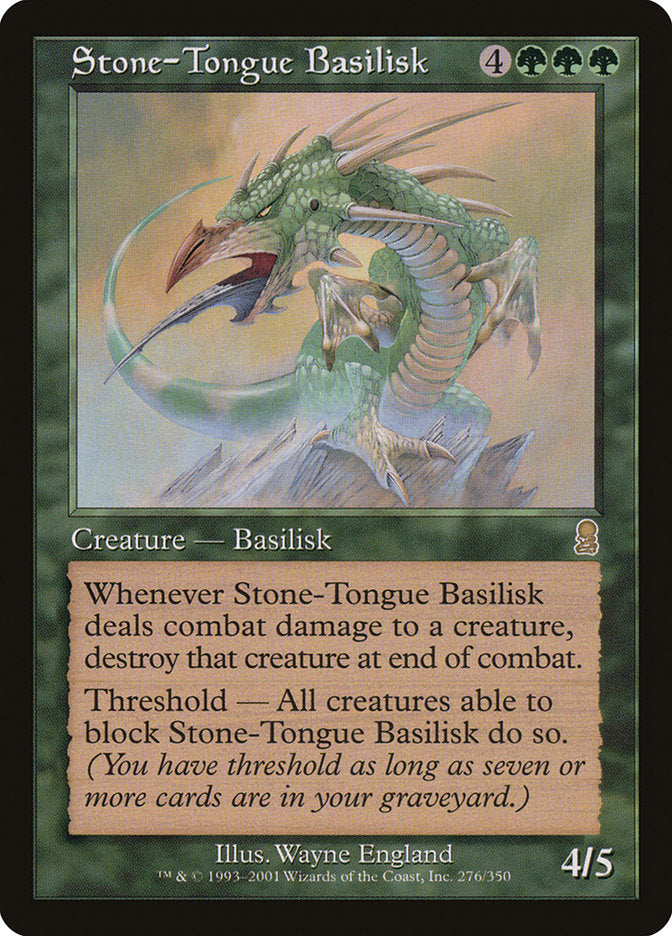 Stone-Tongue Basilisk [Odyssey] - Magic: The Gathering - Card Brawlers | Quebec | Canada |