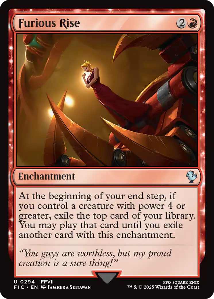 Furious Rise [FINAL FANTASY Commander] - Magic: The Gathering - Card Brawlers | Quebec | Canada |