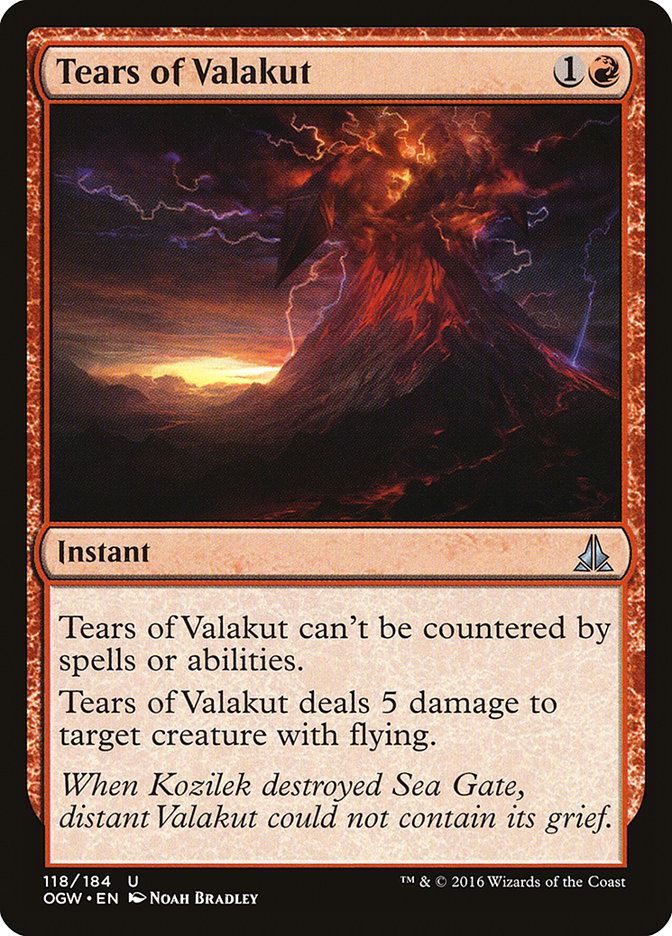 Tears of Valakut [Oath of the Gatewatch] - Magic: The Gathering - Card Brawlers | Quebec | Canada |