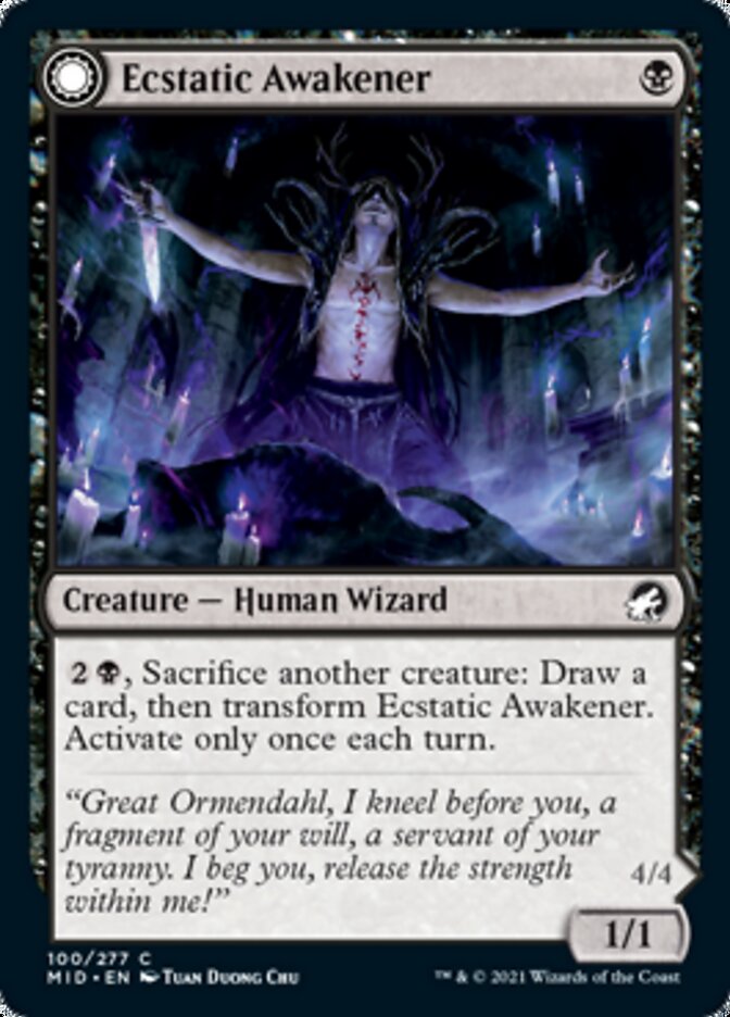 Ecstatic Awakener // Awoken Demon [Innistrad: Midnight Hunt] - Magic: The Gathering - Card Brawlers | Quebec | Canada |