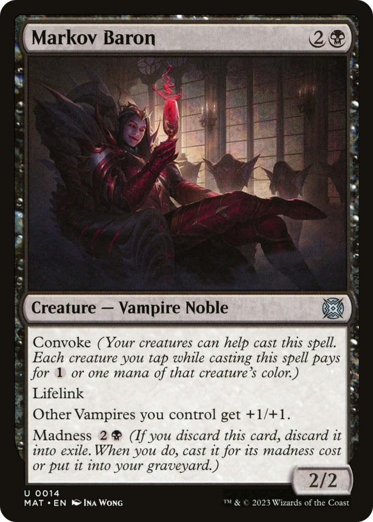 Markov Baron [March of the Machine: The Aftermath] - Magic: The Gathering - Card Brawlers | Quebec | Canada |