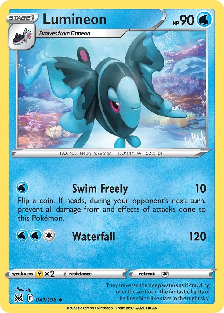 Lumineon (041/196) [Sword & Shield: Lost Origin] - Pokémon - Card Brawlers | Quebec | Canada |