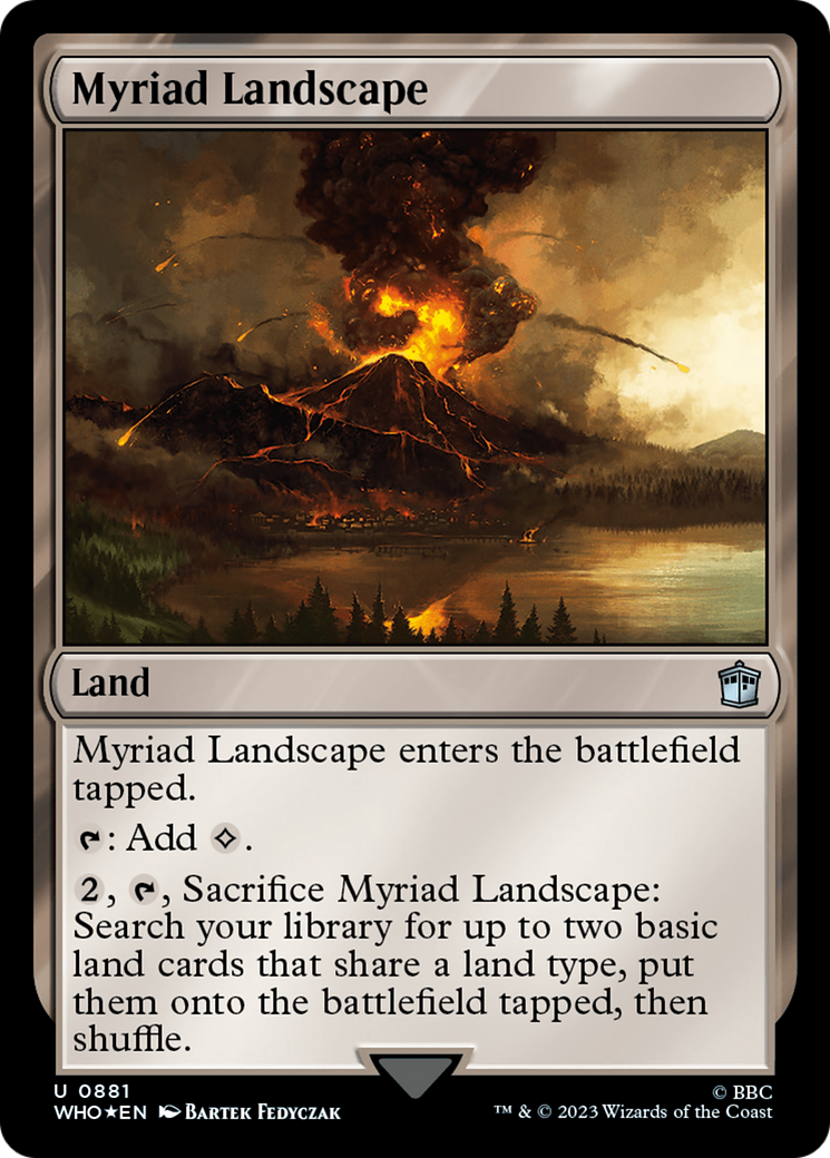 Myriad Landscape (Surge Foil) [Doctor Who] - Magic: The Gathering - Card Brawlers | Quebec | Canada |