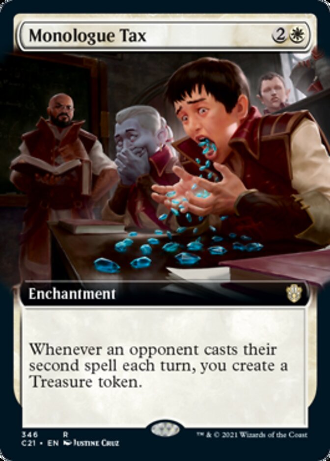 Monologue Tax (Extended Art) [Commander 2021] - Magic: The Gathering - Card Brawlers | Quebec | Canada |