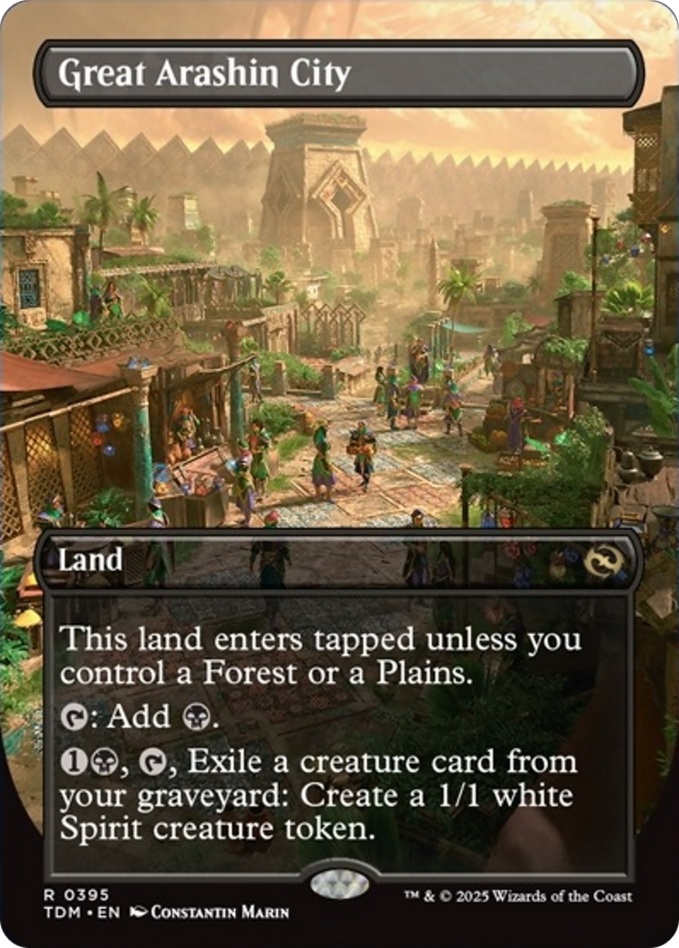 Great Arashin City (Borderless) [Tarkir: Dragonstorm] - Magic: The Gathering - Card Brawlers | Quebec | Canada |