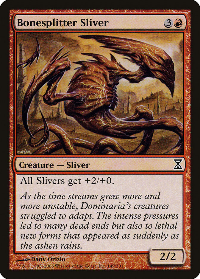 Bonesplitter Sliver [Time Spiral] - Magic: The Gathering - Card Brawlers | Quebec | Canada |