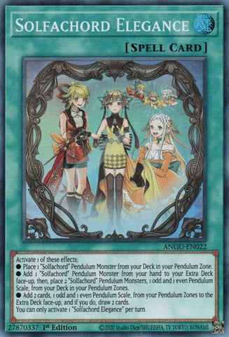 Solfachord Elegance (Super Rare) [ANGU-EN022] Super Rare - Yu-Gi-Oh! - Card Brawlers | Quebec | Canada |