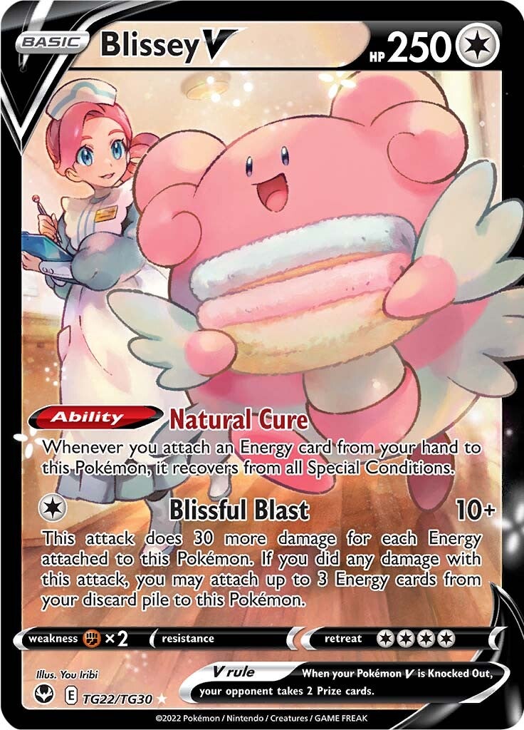 Blissey V (TG22/TG30) [Sword & Shield: Silver Tempest] - Pokémon - Card Brawlers | Quebec | Canada |
