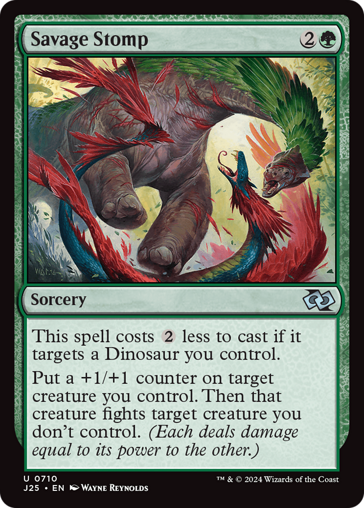 Savage Stomp [Foundations Jumpstart] - Magic: The Gathering - Card Brawlers | Quebec | Canada |