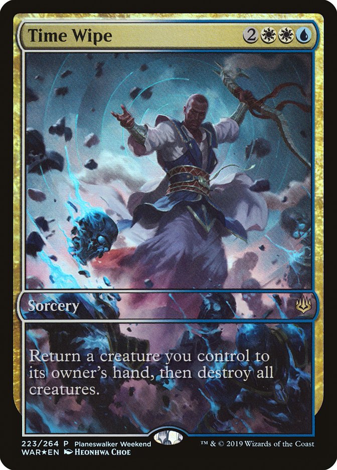 Time Wipe (Planeswalker Weekend) (Full Art) [War of the Spark Promos] - Magic: The Gathering - Card Brawlers | Quebec | Canada |