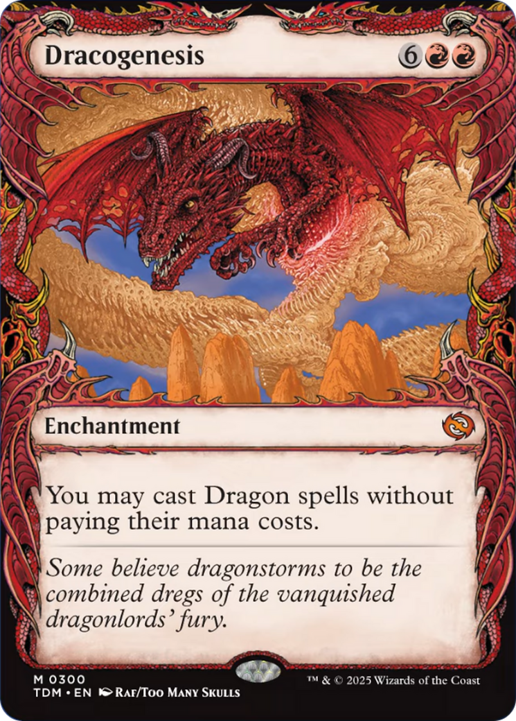 Dracogenesis (0300) (Showcase) [Tarkir: Dragonstorm] - Magic: The Gathering - Card Brawlers | Quebec | Canada |