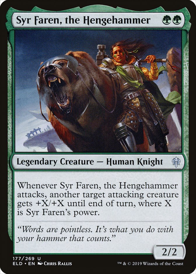 Syr Faren, the Hengehammer [Throne of Eldraine] - Magic: The Gathering - Card Brawlers | Quebec | Canada |