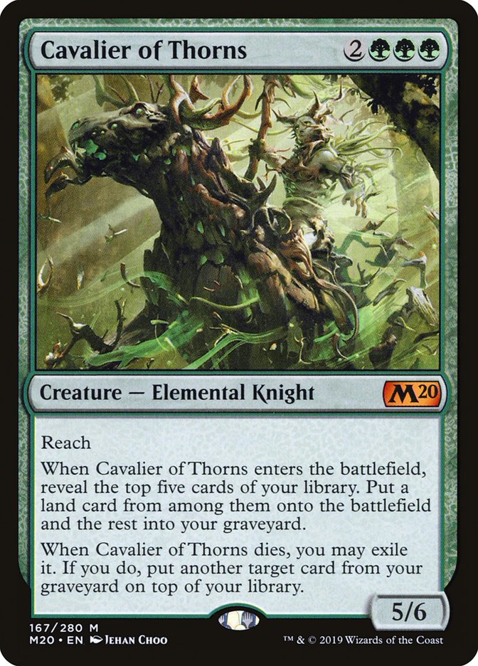 Cavalier of Thorns [Core Set 2020] - Magic: The Gathering - Card Brawlers | Quebec | Canada |