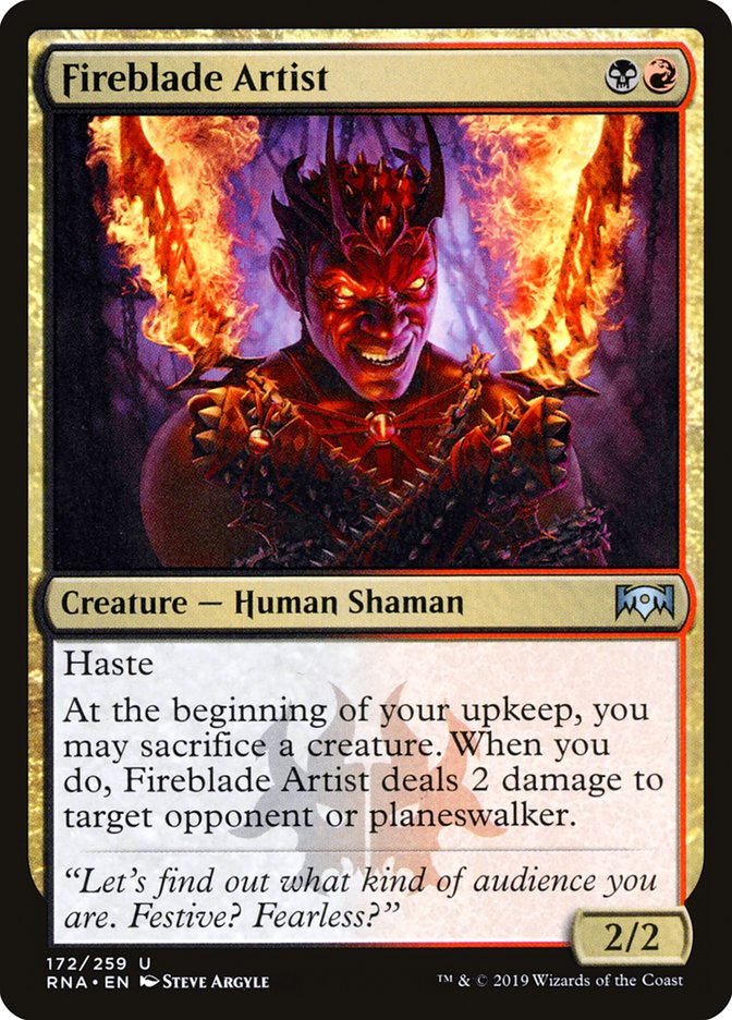 Fireblade Artist [Ravnica Allegiance] - Magic: The Gathering - Card Brawlers | Quebec | Canada |