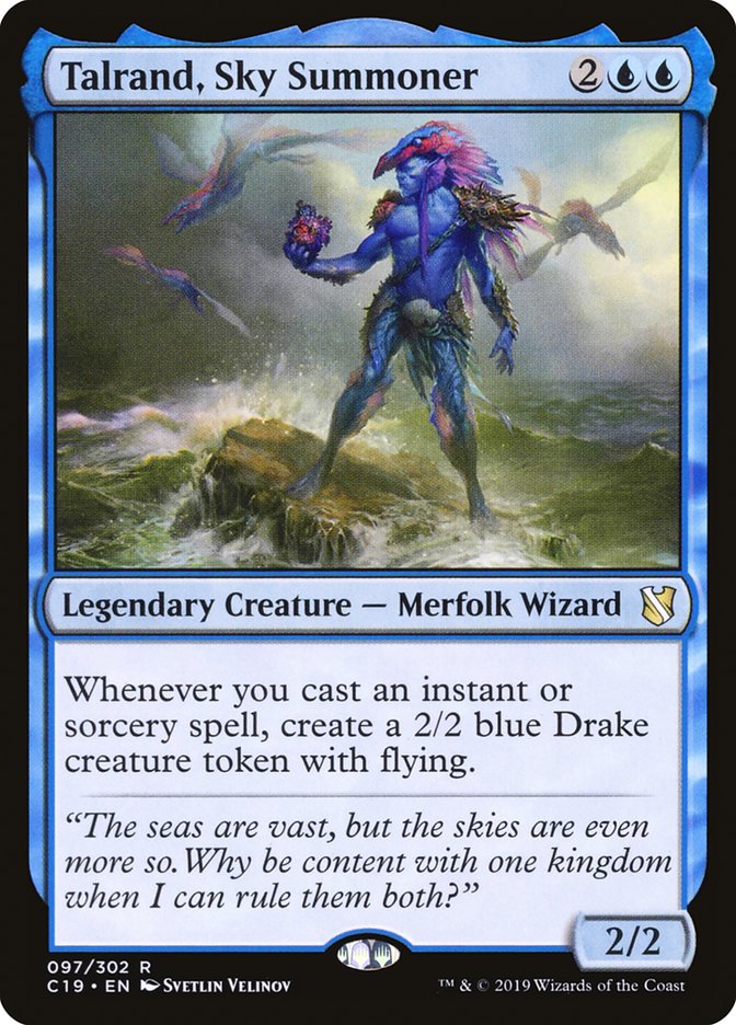 Talrand, Sky Summoner [Commander 2019] - Magic: The Gathering - Card Brawlers | Quebec | Canada |