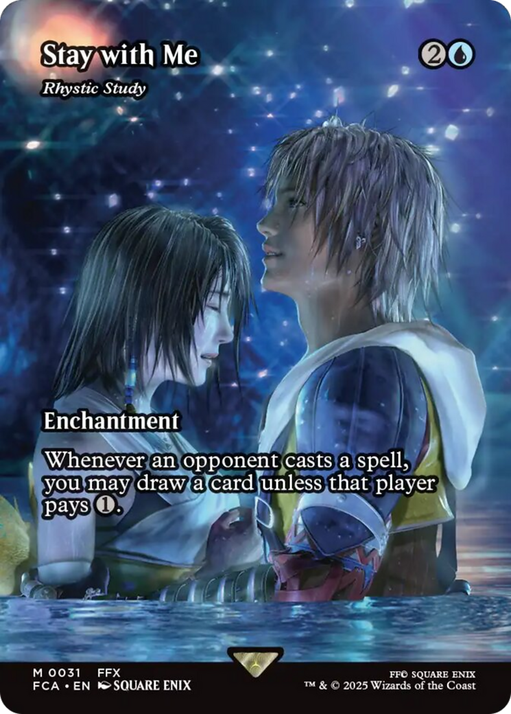 Stay with Me - Rhystic Study (Showcase) [FINAL FANTASY : Through the Ages] - Magic: The Gathering - Card Brawlers | Quebec | Canada |