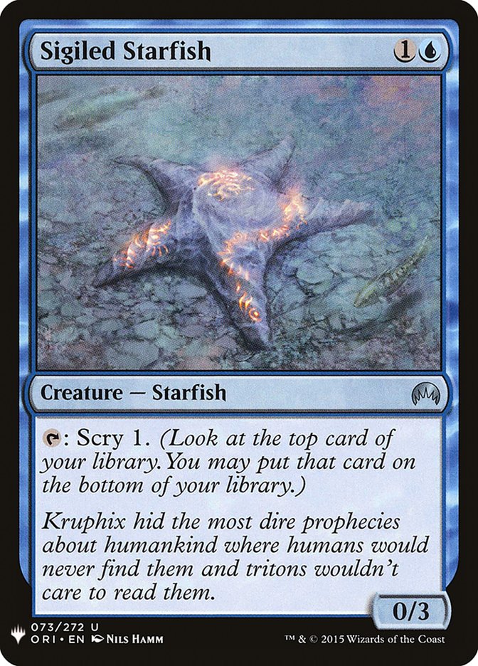 Sigiled Starfish [Mystery Booster] - Magic: The Gathering - Card Brawlers | Quebec | Canada |